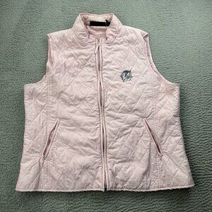 North Dakota Fighting Sioux Pink Vest Size XL UND Hockey